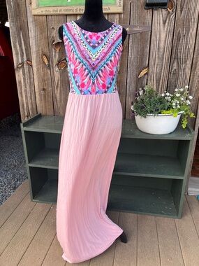 Coco and Main sleeveless maxi dress XL Junior size.